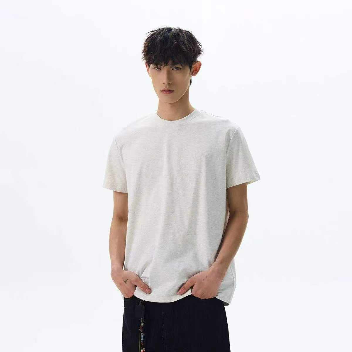 2500 Pieces Candy Color Twill Solid Oversized Unisex T-Shirts - Image 3