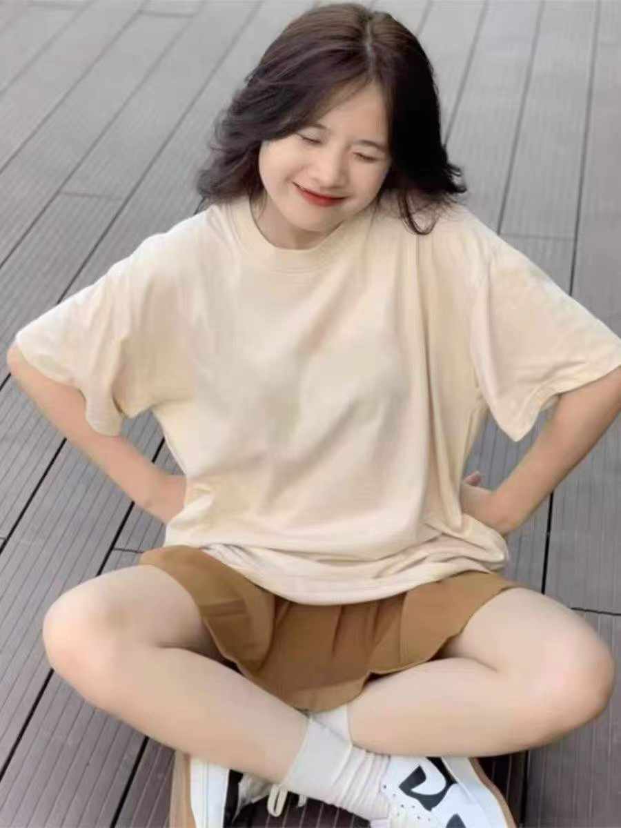 2500 Pieces Candy Color Twill Solid Oversized Unisex T-Shirts - Image 4
