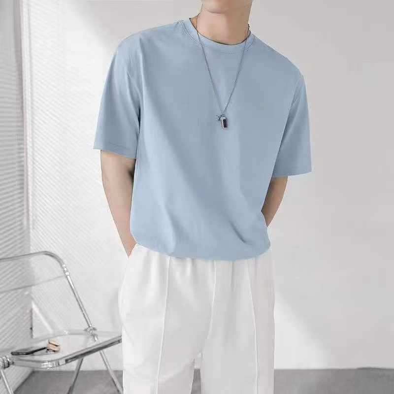 2500 Pieces Candy Color Twill Solid Oversized Unisex T-Shirts - Image 5