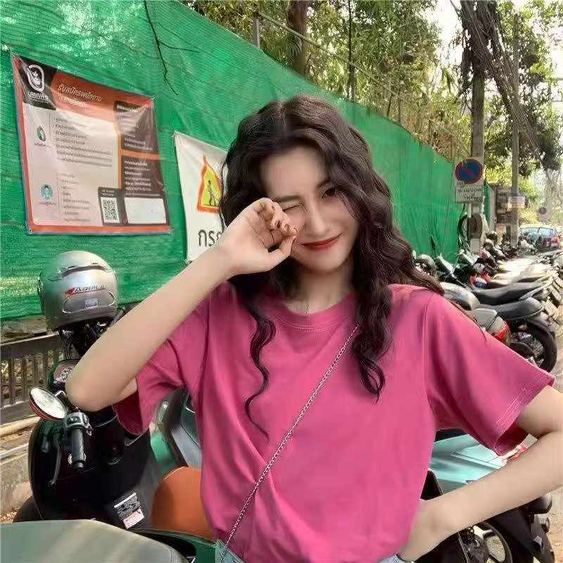 2500 Pieces Candy Color Twill Solid Oversized Unisex T-Shirts - Image 7