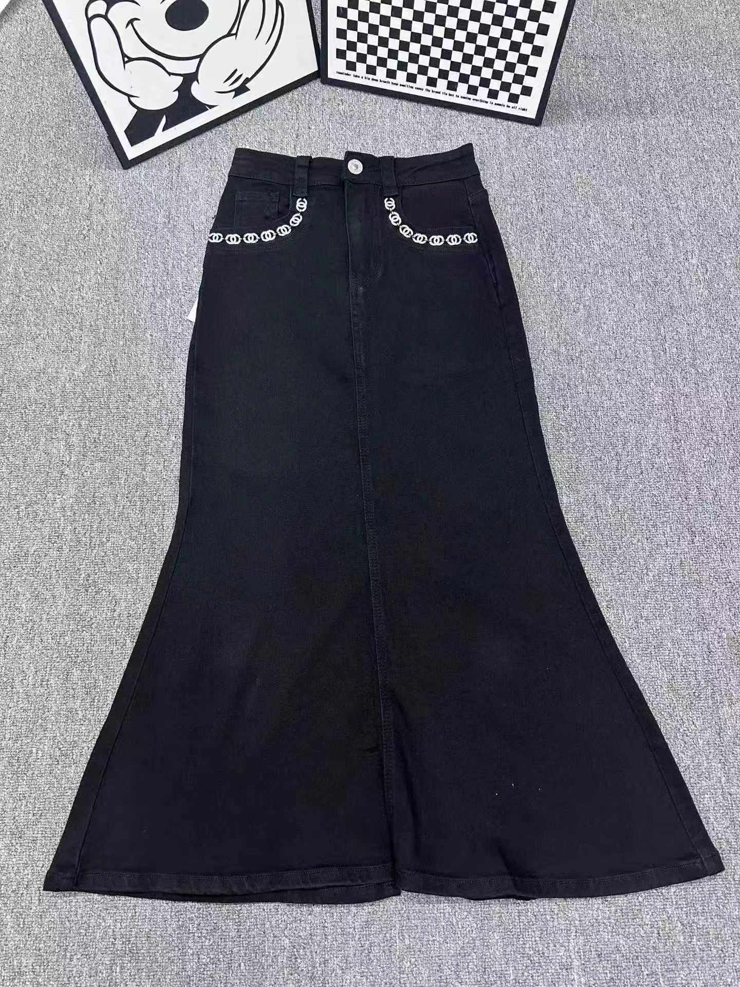 Rhinestone High Stretch Mermaid Skirt For Women, 75 Pieces - Image 7