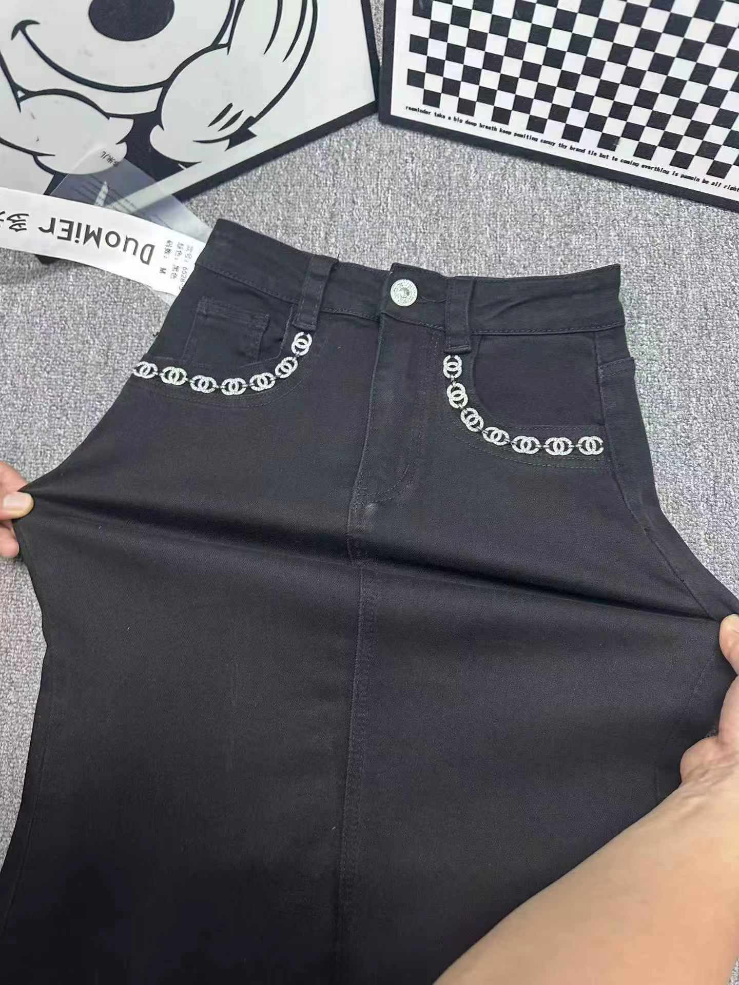 Rhinestone High Stretch Mermaid Skirt For Women, 75 Pieces - Image 8