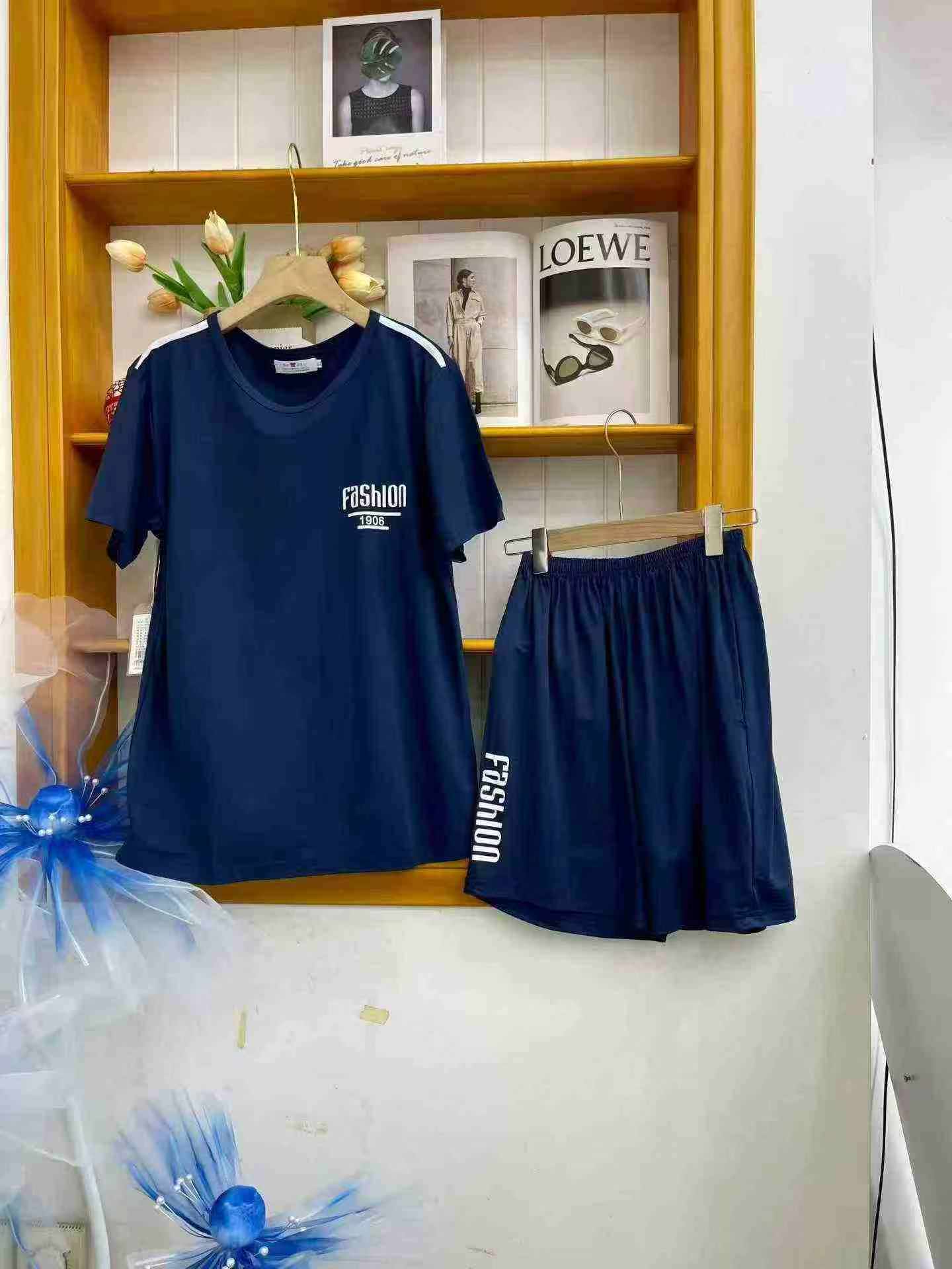 Unisex Summer Casual Short Sleeve Top And Shorts Two-piece Set, About 400 Sets - Image 6