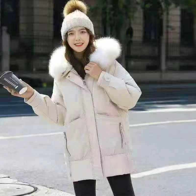 2700 Pieces Women's Korean-style Thickened Mid-length Loose Cotton Padded Coats - Image 7