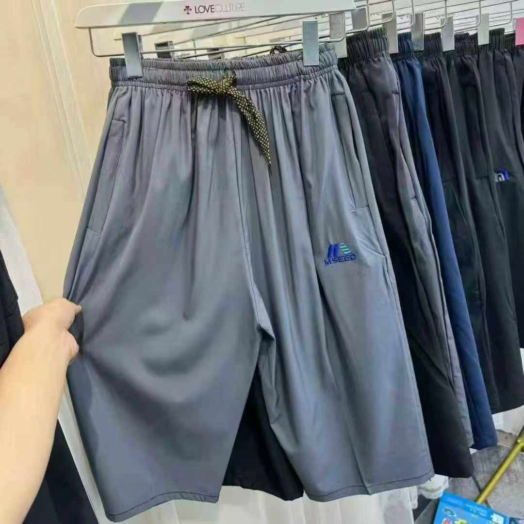 Men's Summer Ice Silk Loose Casual Shorts 5000 Pieces - Image 4