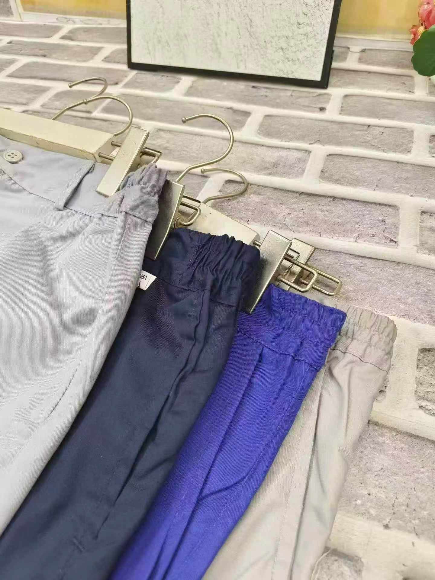 กางเกงทำงานผู้ชายสีพื้นพลัสไซซ์ ประมาณ 130 ชิ้น ไซซ์ M-2XL - Image 5