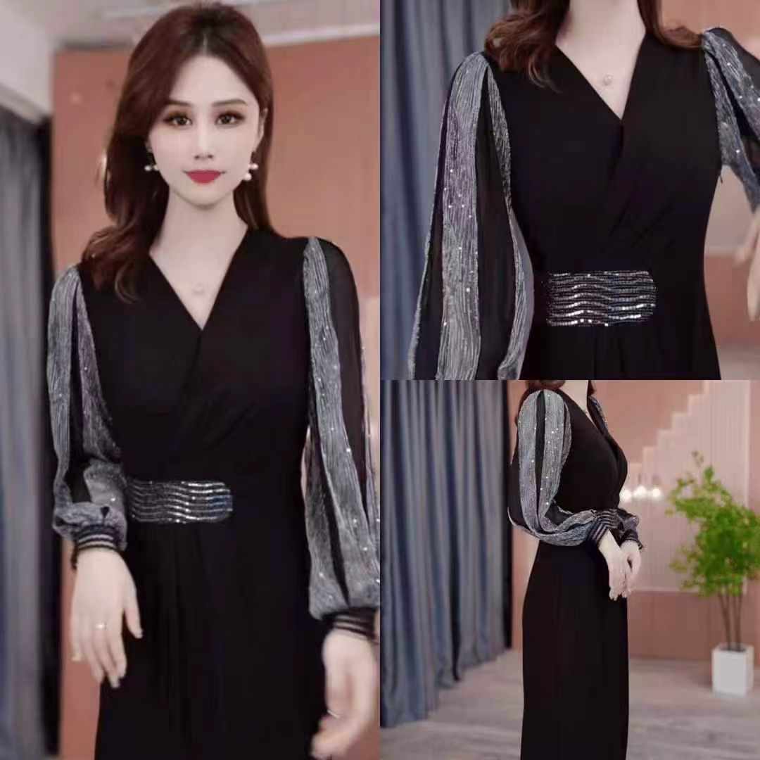 New Fashion Midi Dress About 430 Pieces Bulk Clearance - Image 2
