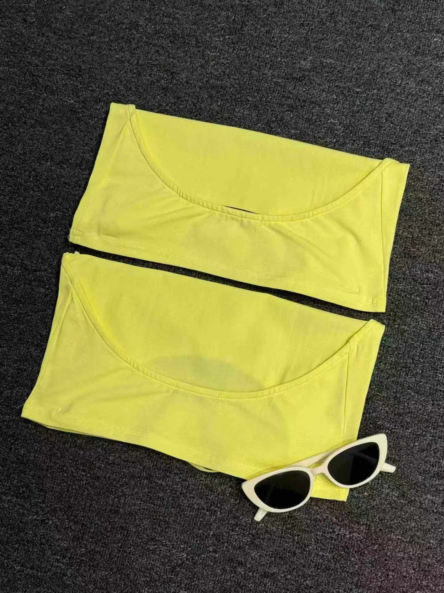 120 dona M va XL o'lchamli yozgi koreyscha uslubdagi ayollar sof paxtali yengsiz kamzul - Image 6