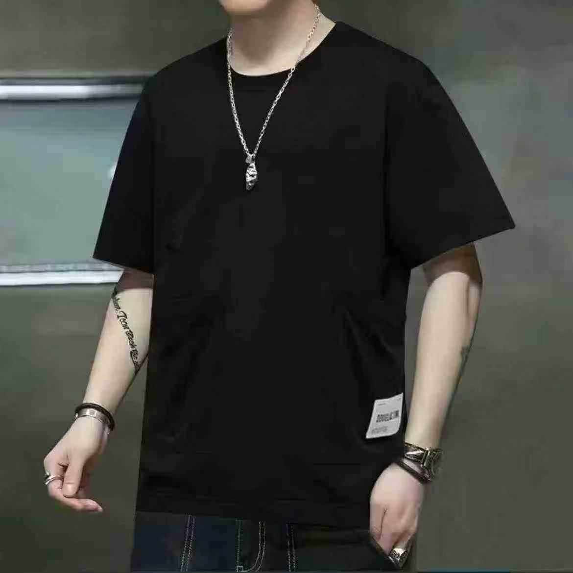 1239 Pcs Men's Summer Loose Short Sleeve T-shirts - Image 3