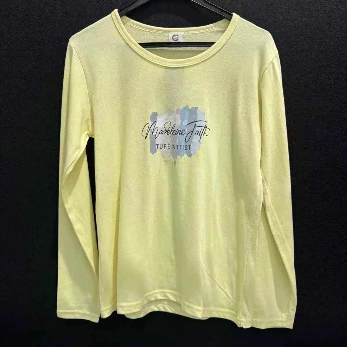 Long Sleeve Printed Versatile T-shirts For Older Kids, About 160 Pieces - Image 4
