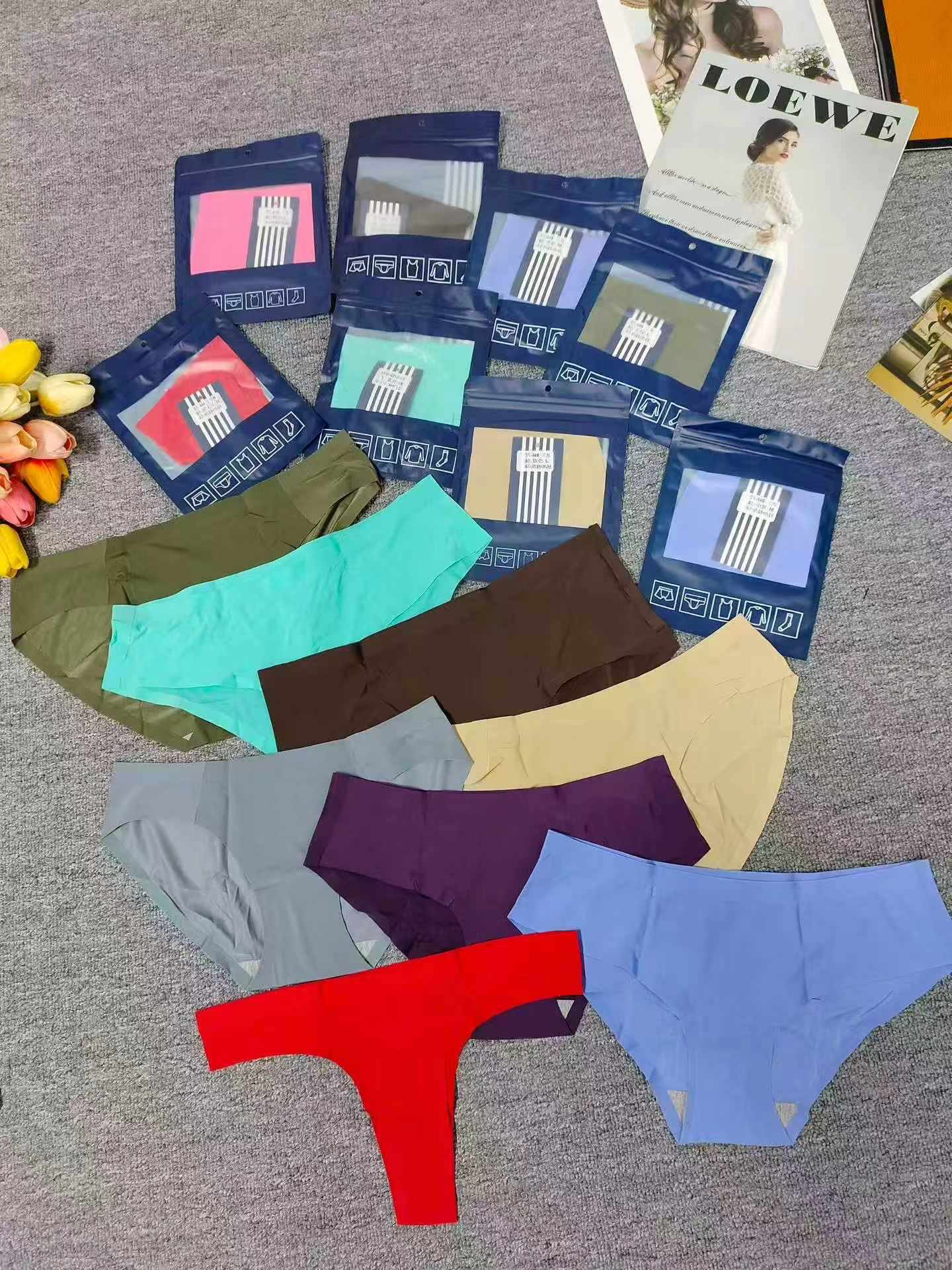 12600 Adet Kadın Külotu Tekli Paketli, Bedenler M-1XL - Image 5