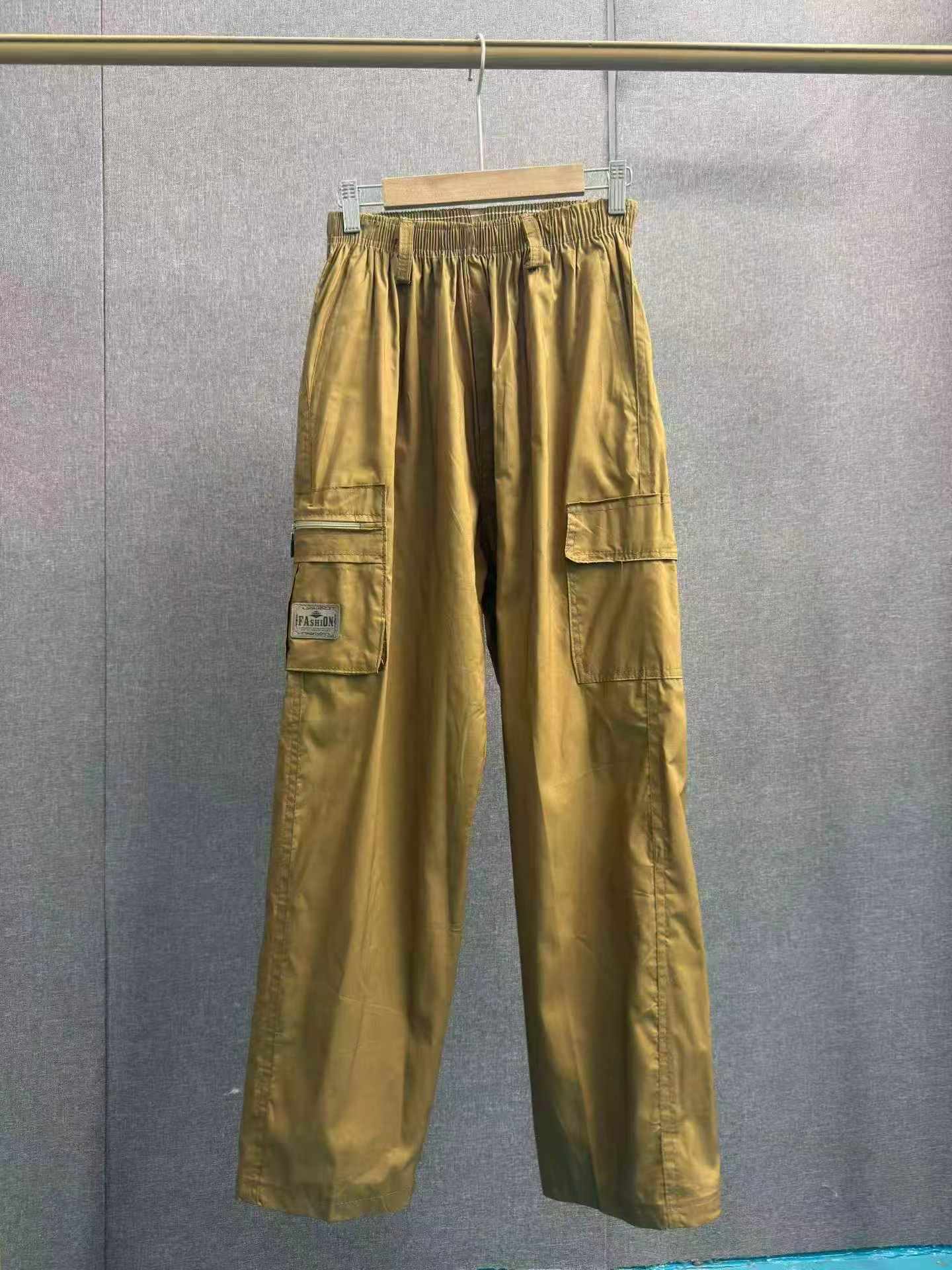 Men's Autumn Winter Multi-pocket Loose Cargo Pants, About 9990 Pieces - Image 4
