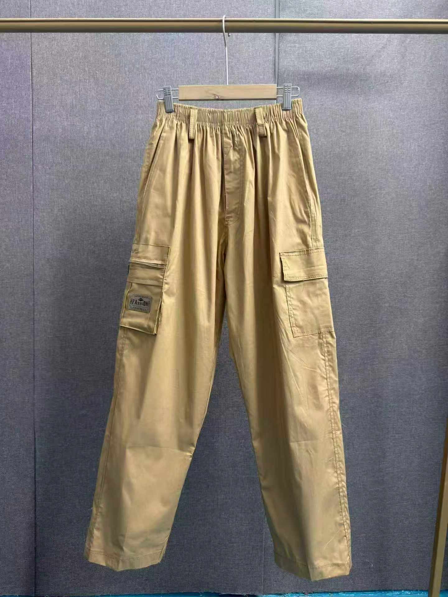 Men's Autumn Winter Multi-pocket Loose Cargo Pants, About 9990 Pieces - Image 6