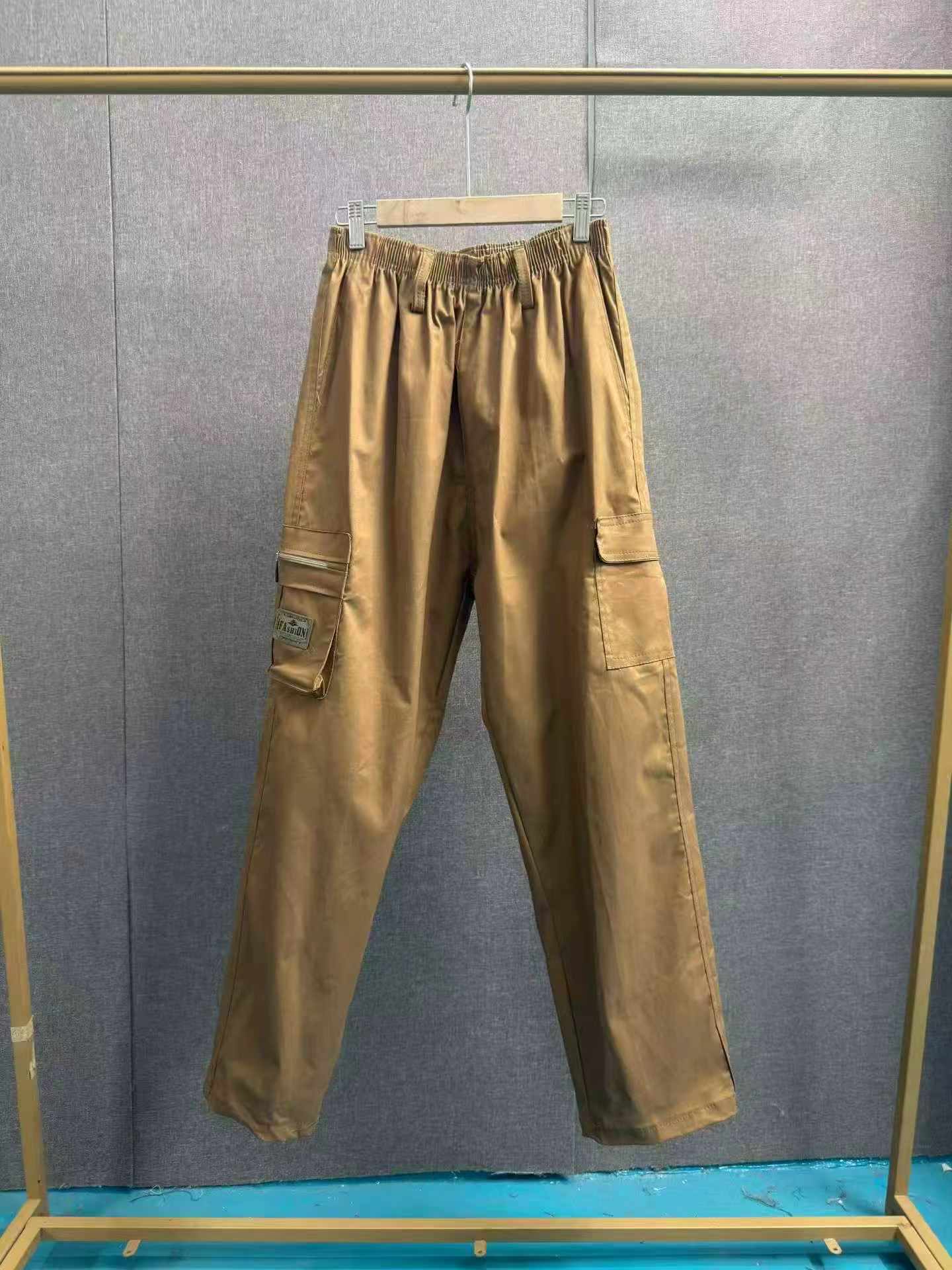 Men's Autumn Winter Multi-pocket Loose Cargo Pants, About 9990 Pieces - Image 7