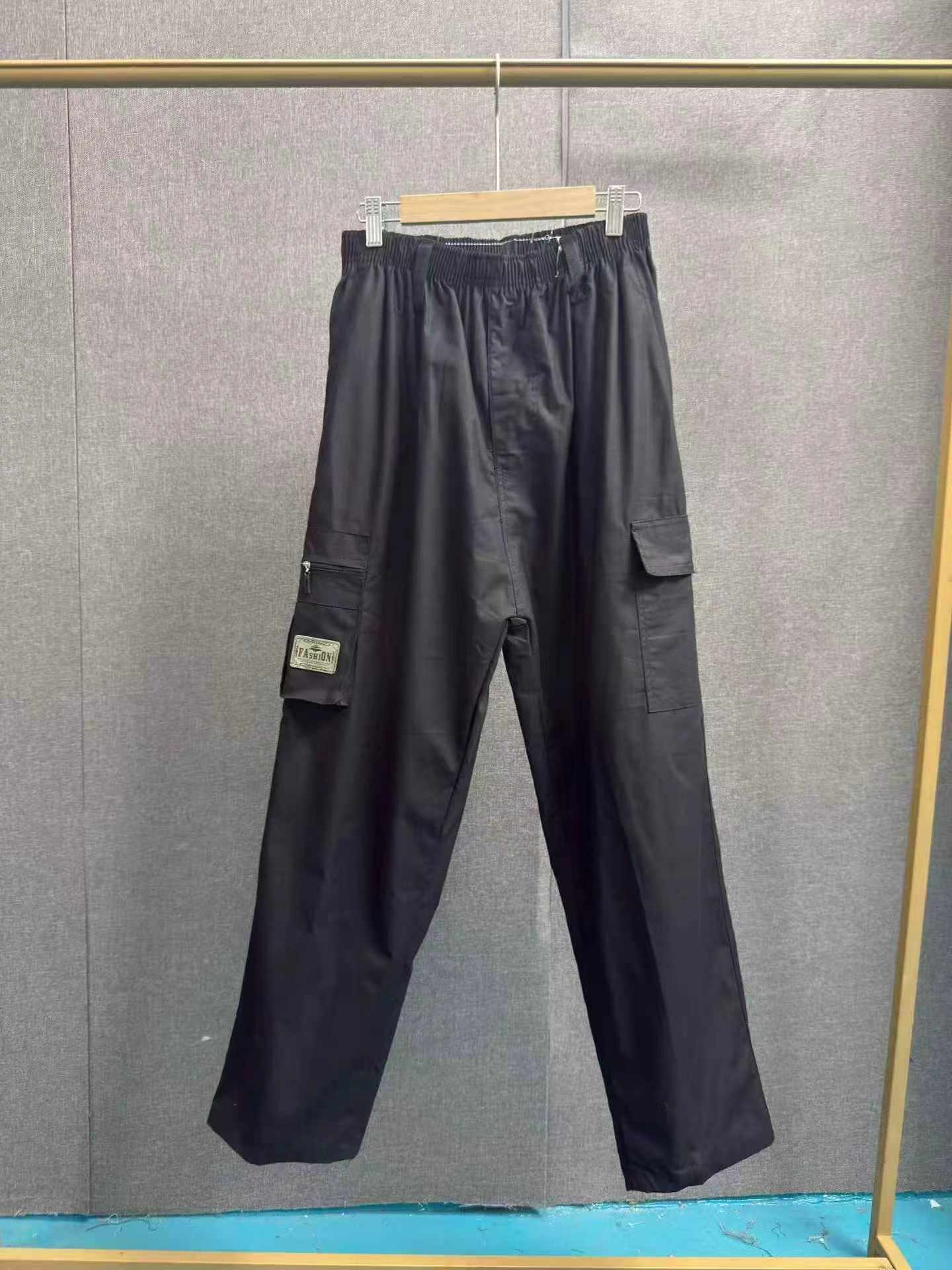 Men's Autumn Winter Multi-pocket Loose Cargo Pants, About 9990 Pieces - Image 8