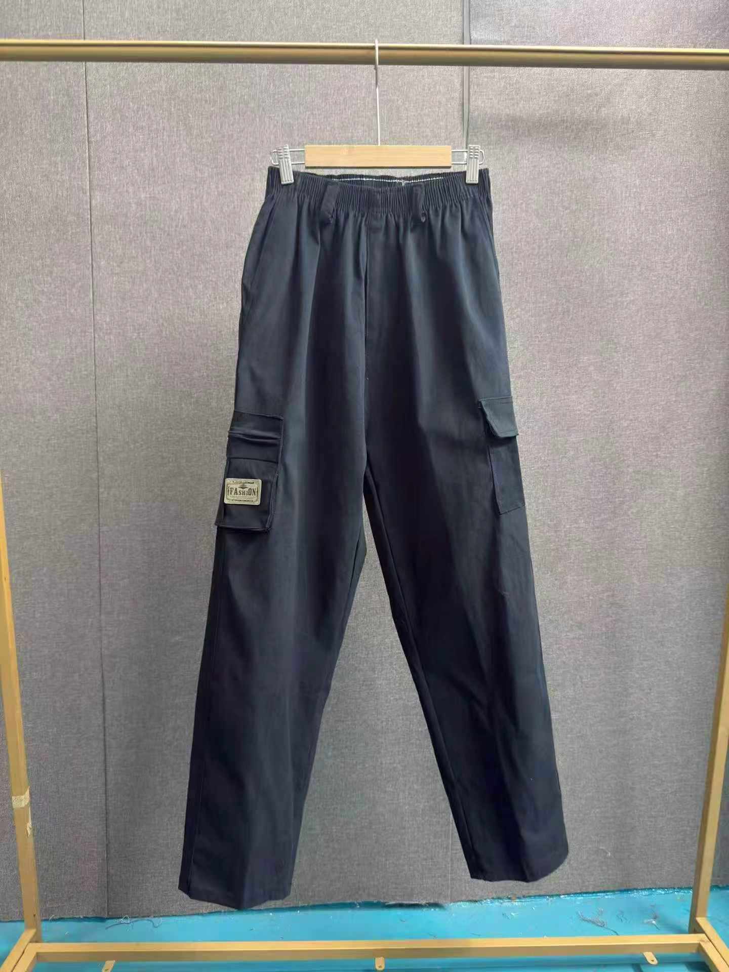 Men's Autumn Winter Multi-pocket Loose Cargo Pants, About 9990 Pieces - Image 9