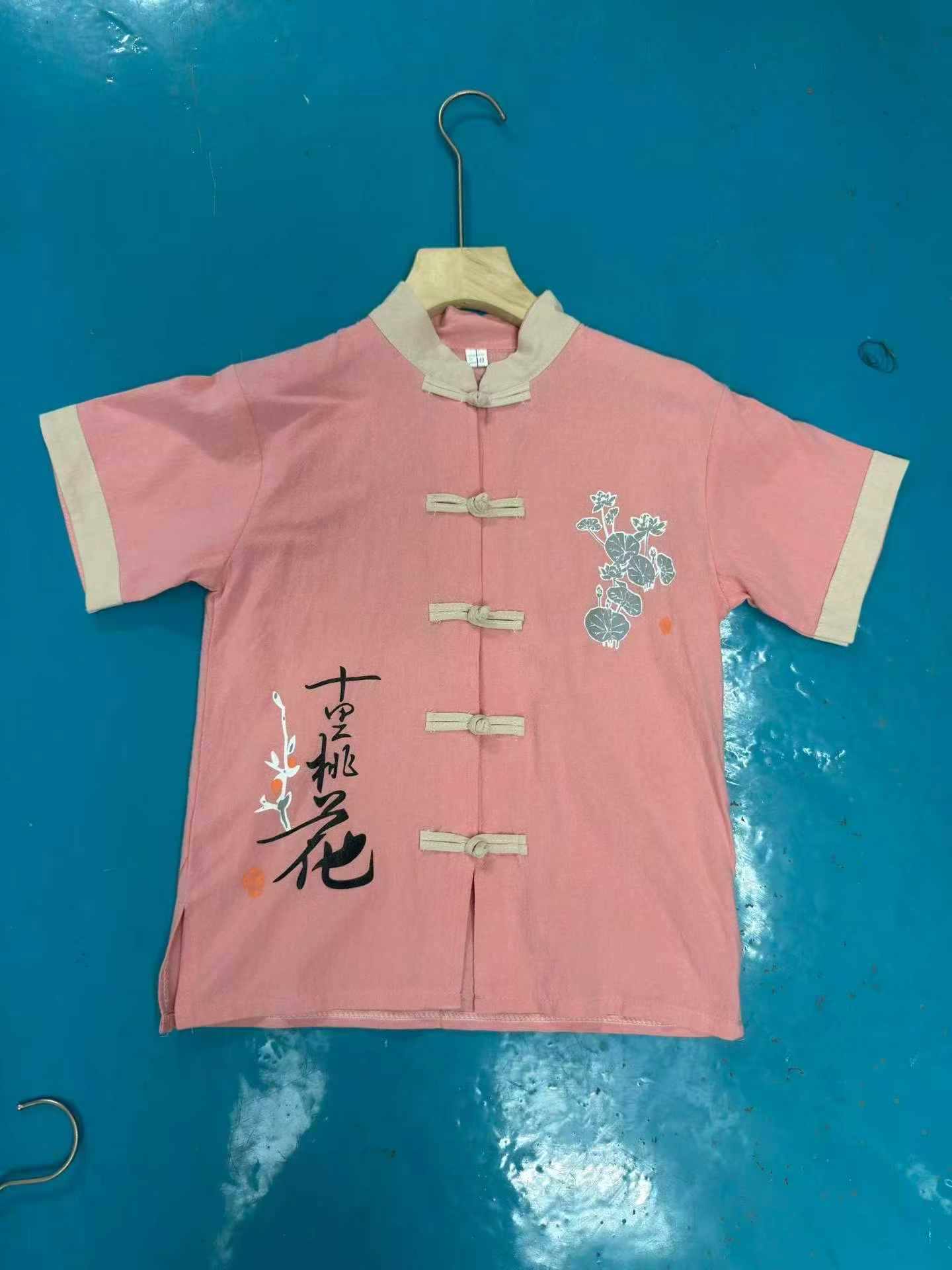 New Summer Boys Girls Cotton Linen Chinese Retro Hanfu Tang Suit Set, About 1280 Sets - Image 9