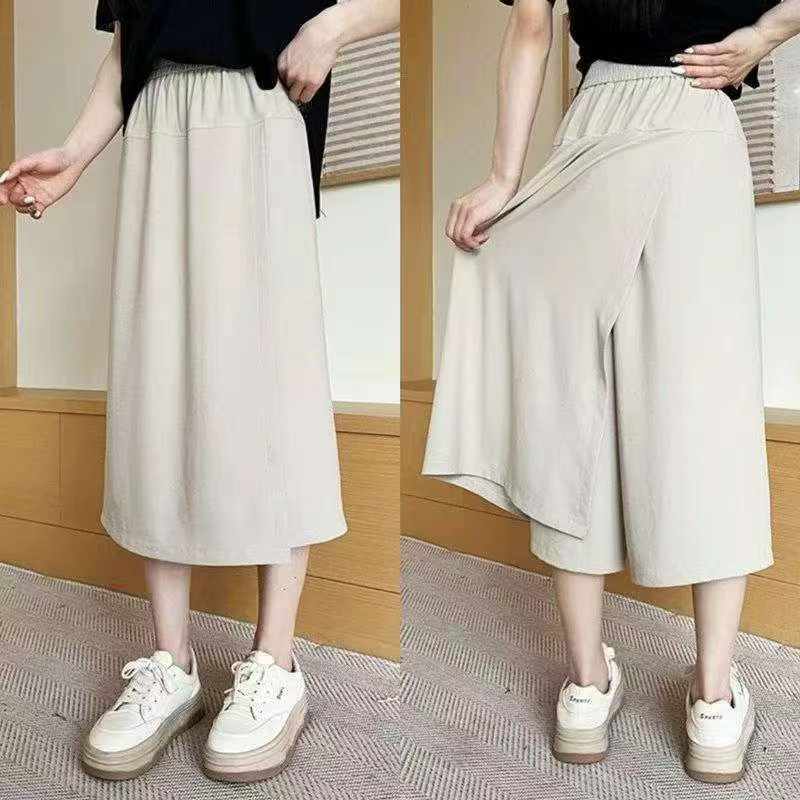 150 Pieces Lazy Style Draped Casual Culottes Two Colors - Image 2