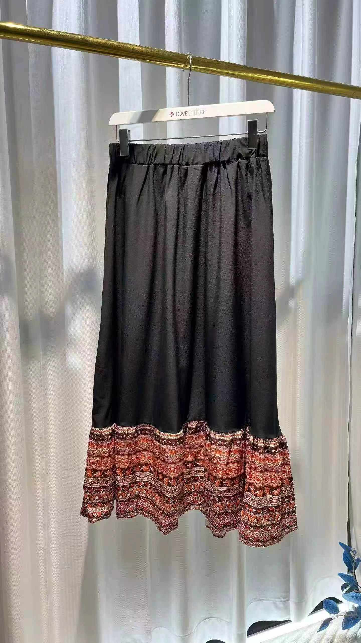 48 Pcs Woven Vacation Style Long Skirts - Image 3