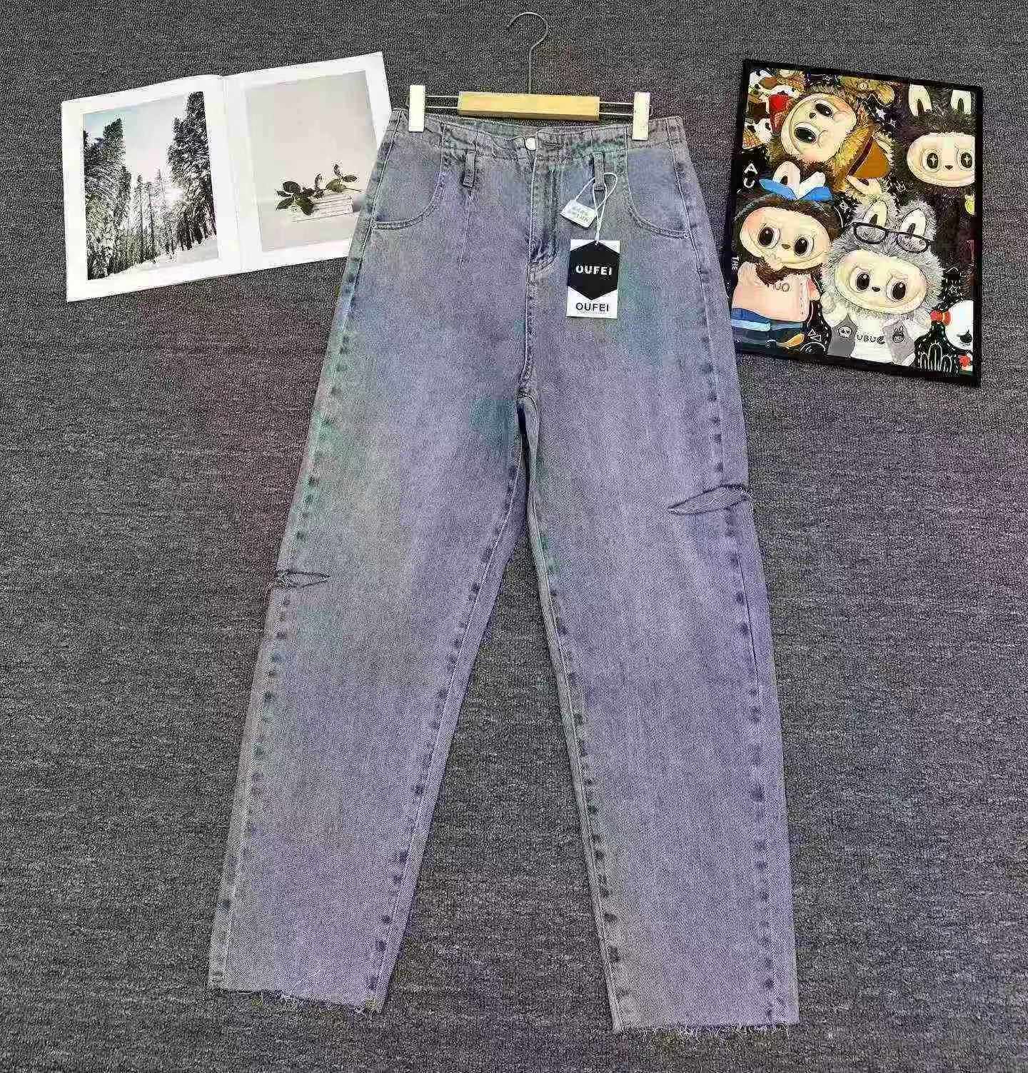 About 332 Pcs High Quality Spring Autumn Ripped Harem Jeans - Image 5