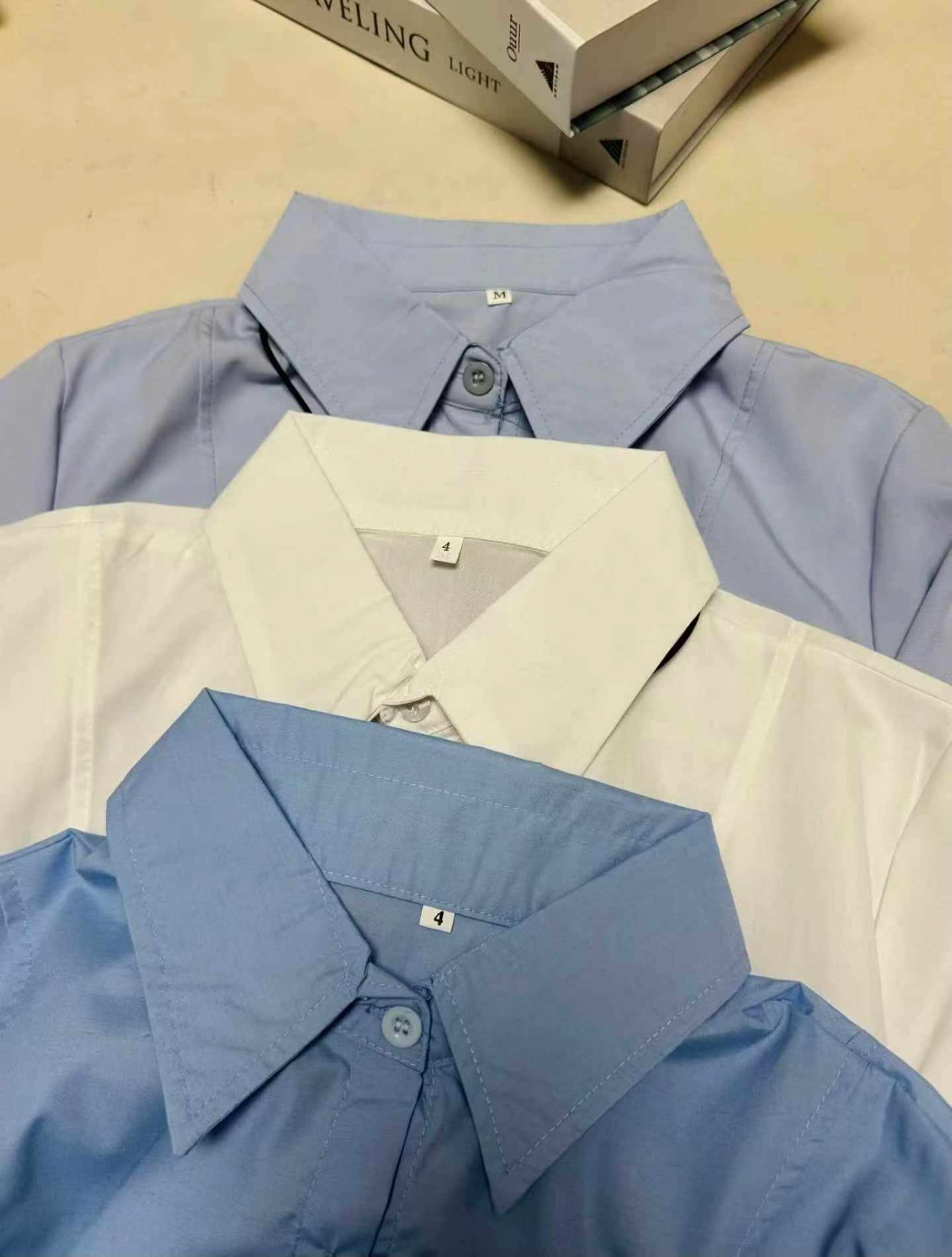 Preppy Style Tie Cropped Slim Waist JK Uniform Top 362 Pieces - Image 9