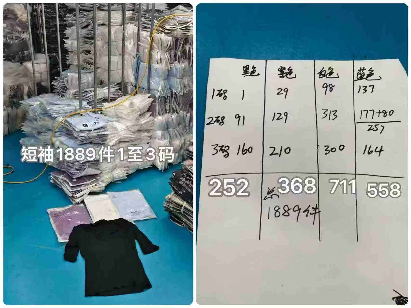 French Style Premium Rib Short Sleeve Knit T-shirt 1889 Pieces - Image 9