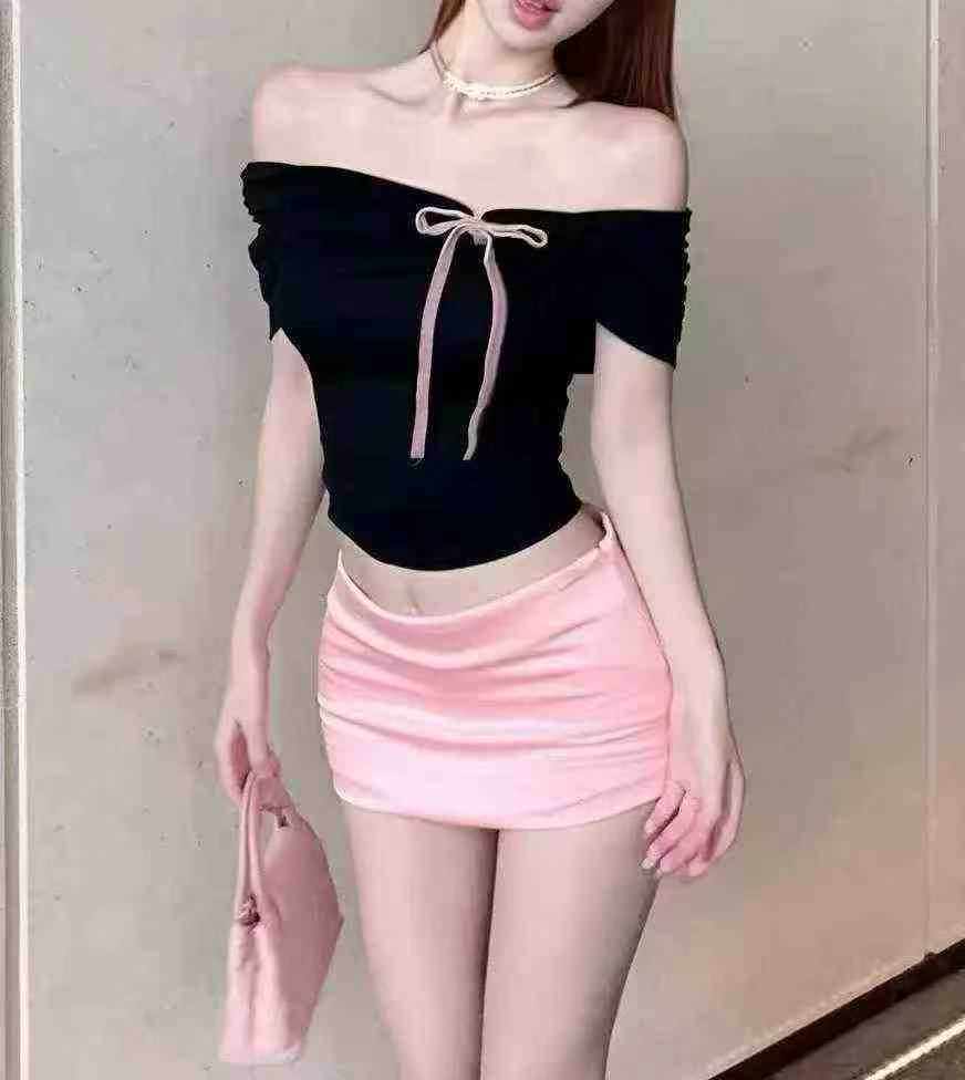Top sexy en coton à épaules découvertes, 549 pièces - Image 2