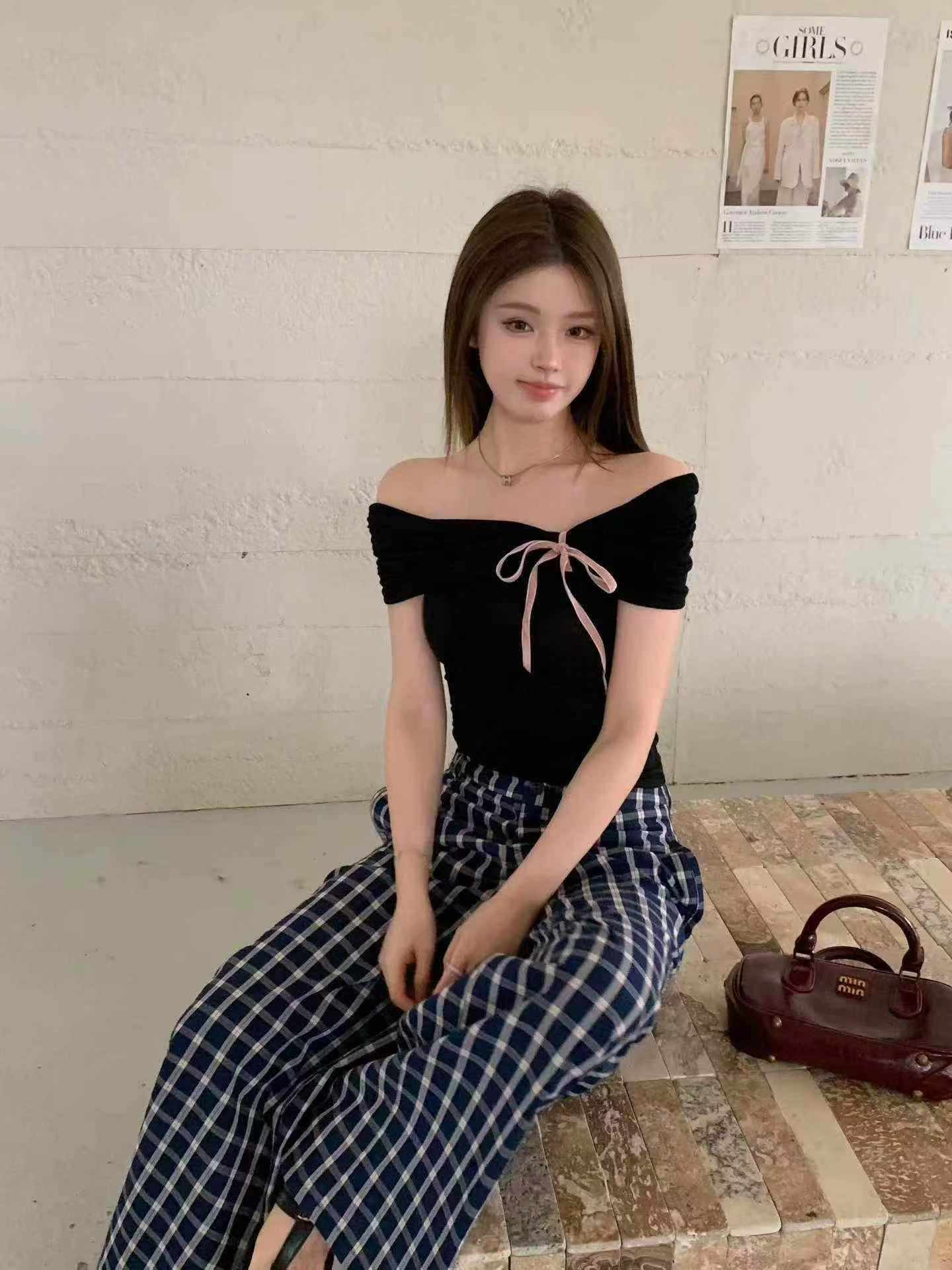 Top sexy en coton à épaules découvertes, 549 pièces - Image 6