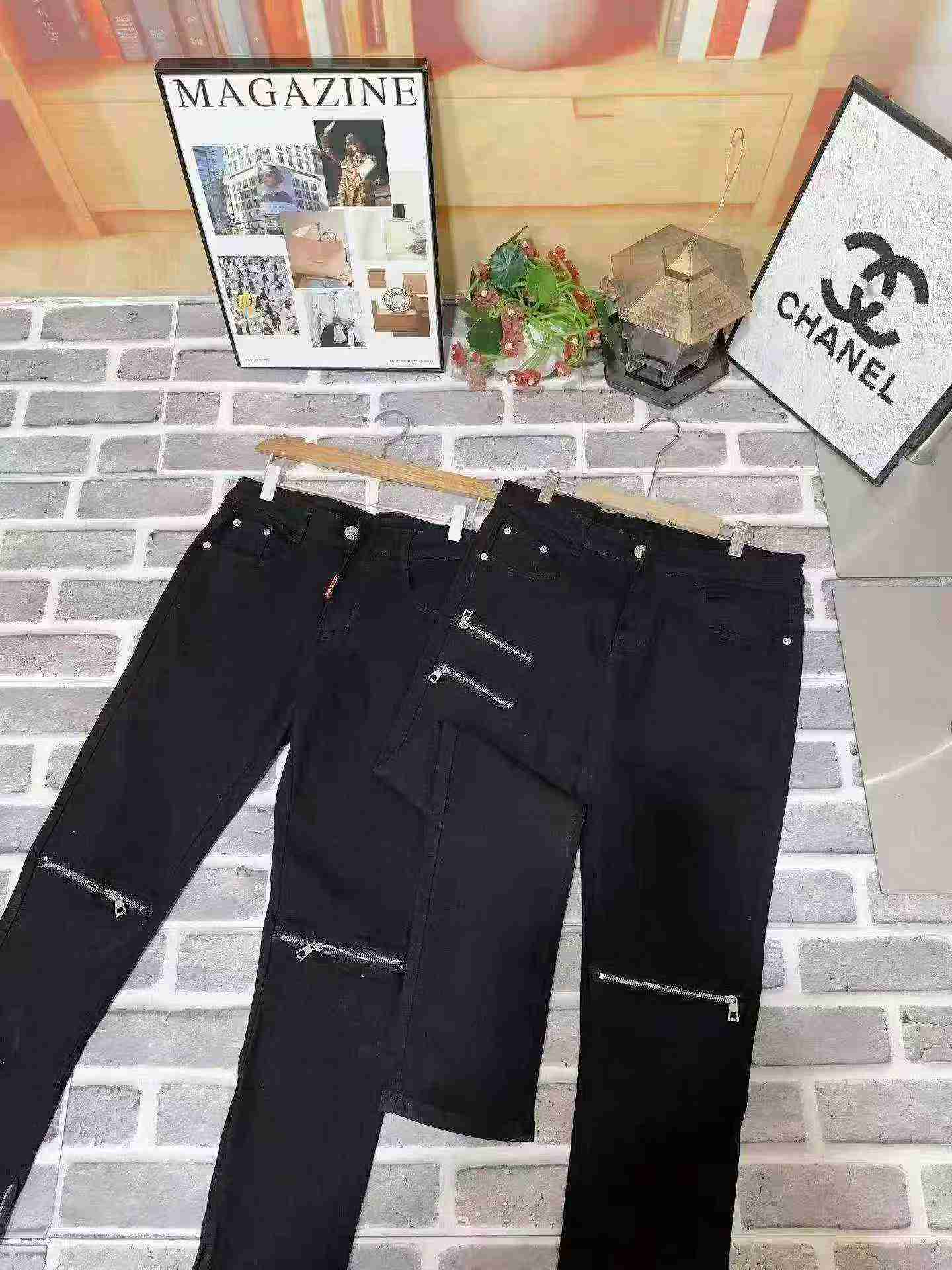 Trendy Brand Men's Skinny Stretch Jeans, About 1050 Pieces - Image 6
