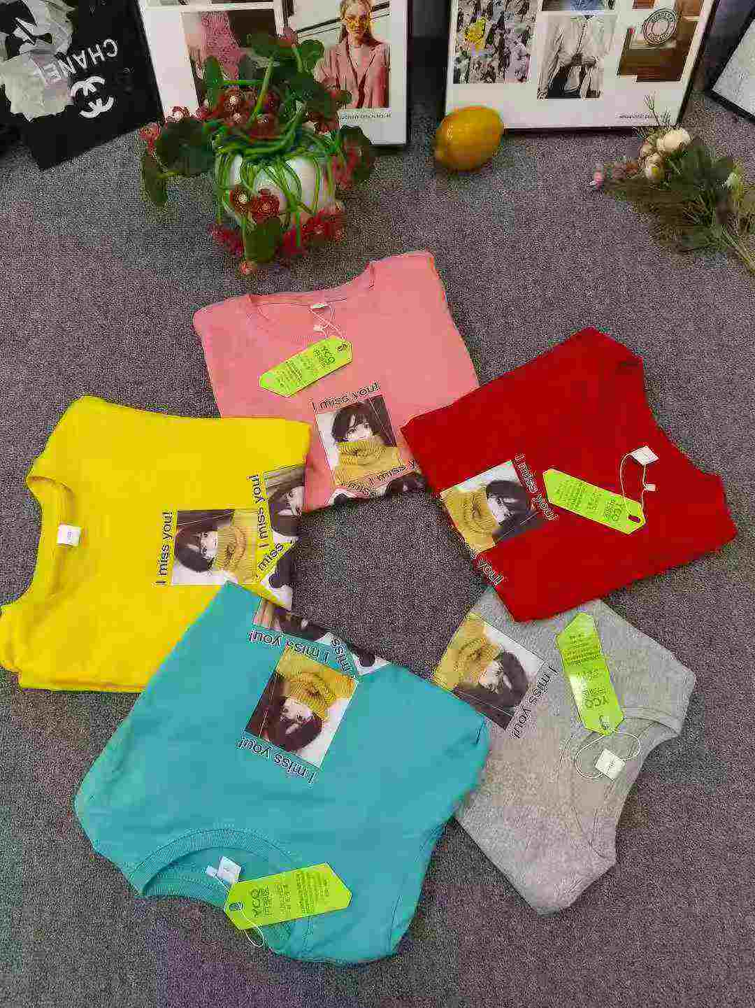 Approx 1500 Pcs Girls Cotton Printed Long Sleeve Spring Autumn Tops - Image 6