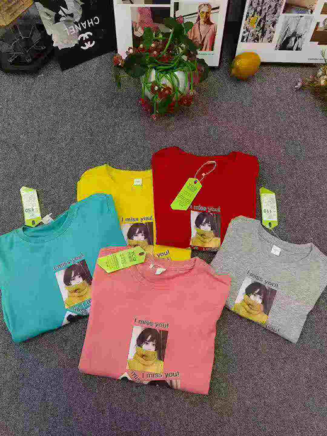 Approx 1500 Pcs Girls Cotton Printed Long Sleeve Spring Autumn Tops - Image 7