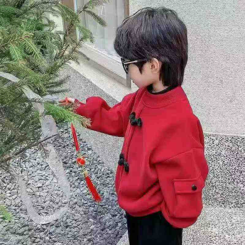 Kids Fleece Crewneck Sweatshirts, Total 336 Pieces, Individual Packaging - Image 2