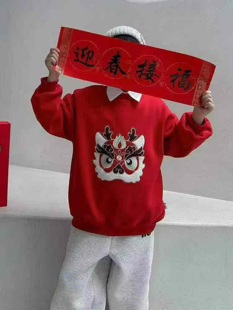 Kids Fleece Crewneck Sweatshirts, Total 336 Pieces, Individual Packaging - Image 4