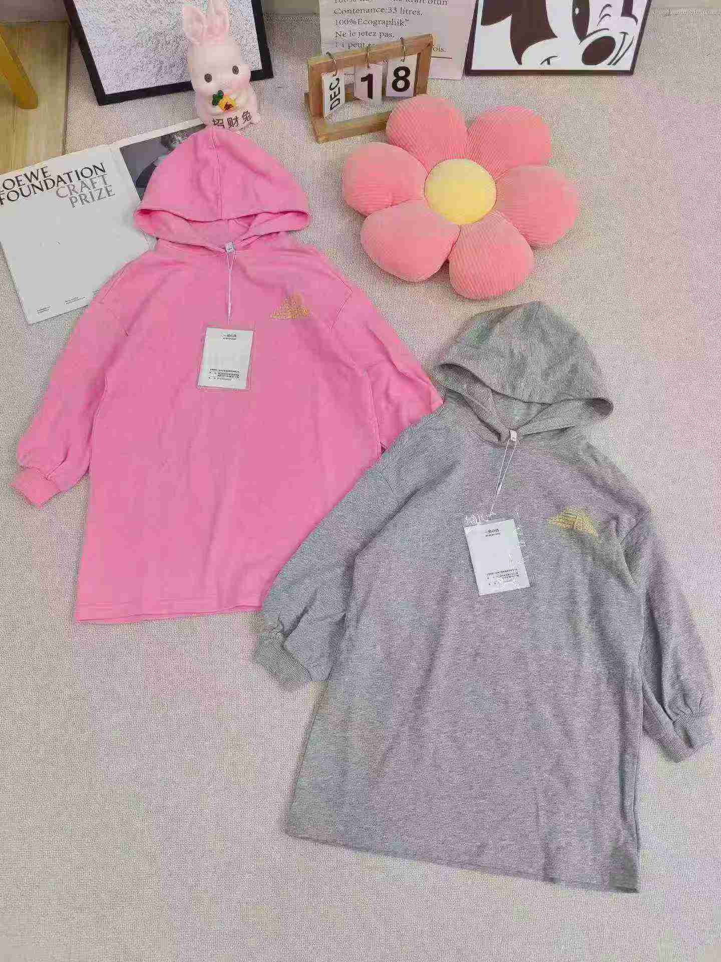 68 Pcs Girls Long Sweatshirt Dress - Image 3