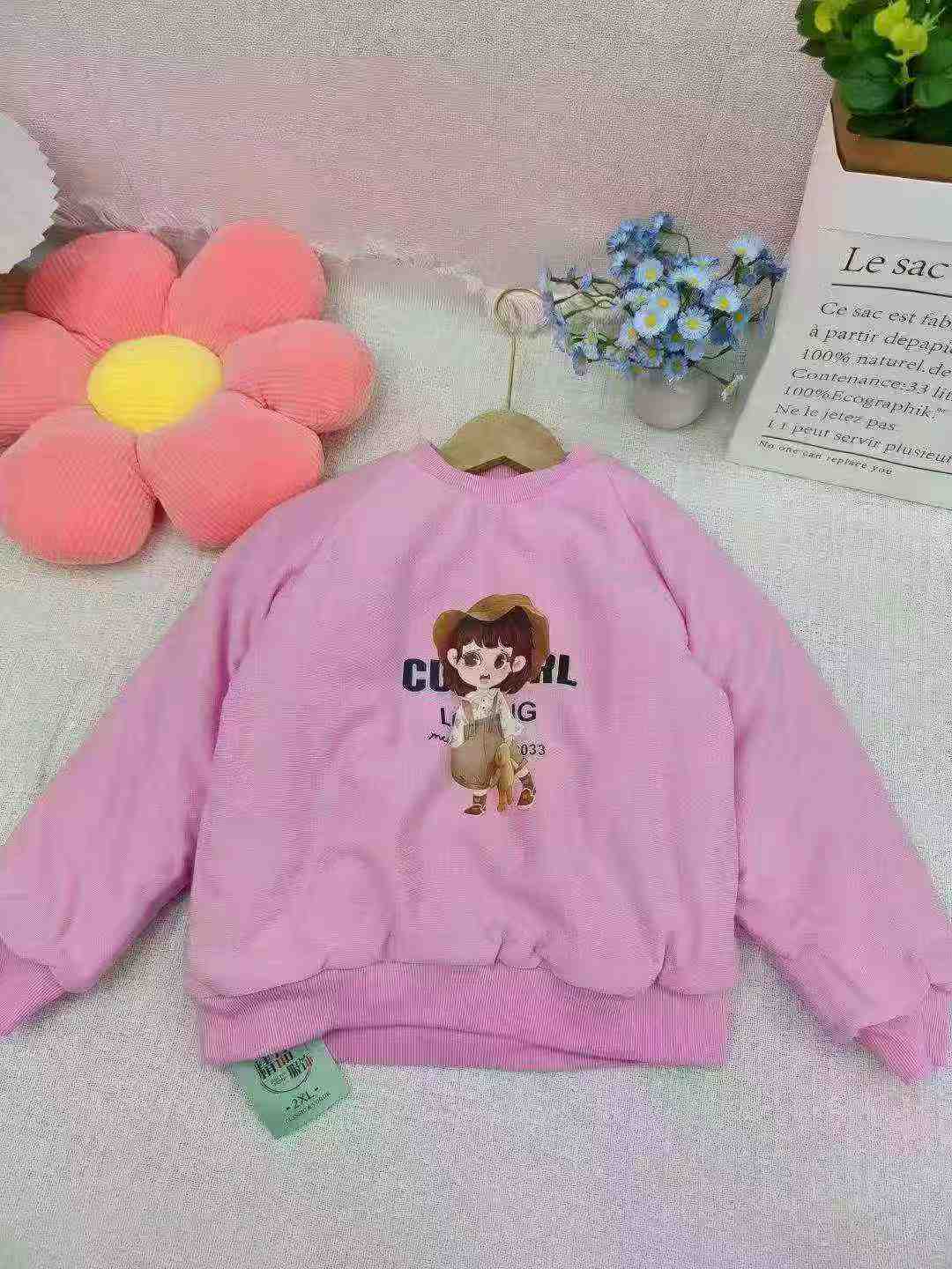 700 Pieces Left Kids Thickened Fleece Sweatshirts Full Clearance - Image 3