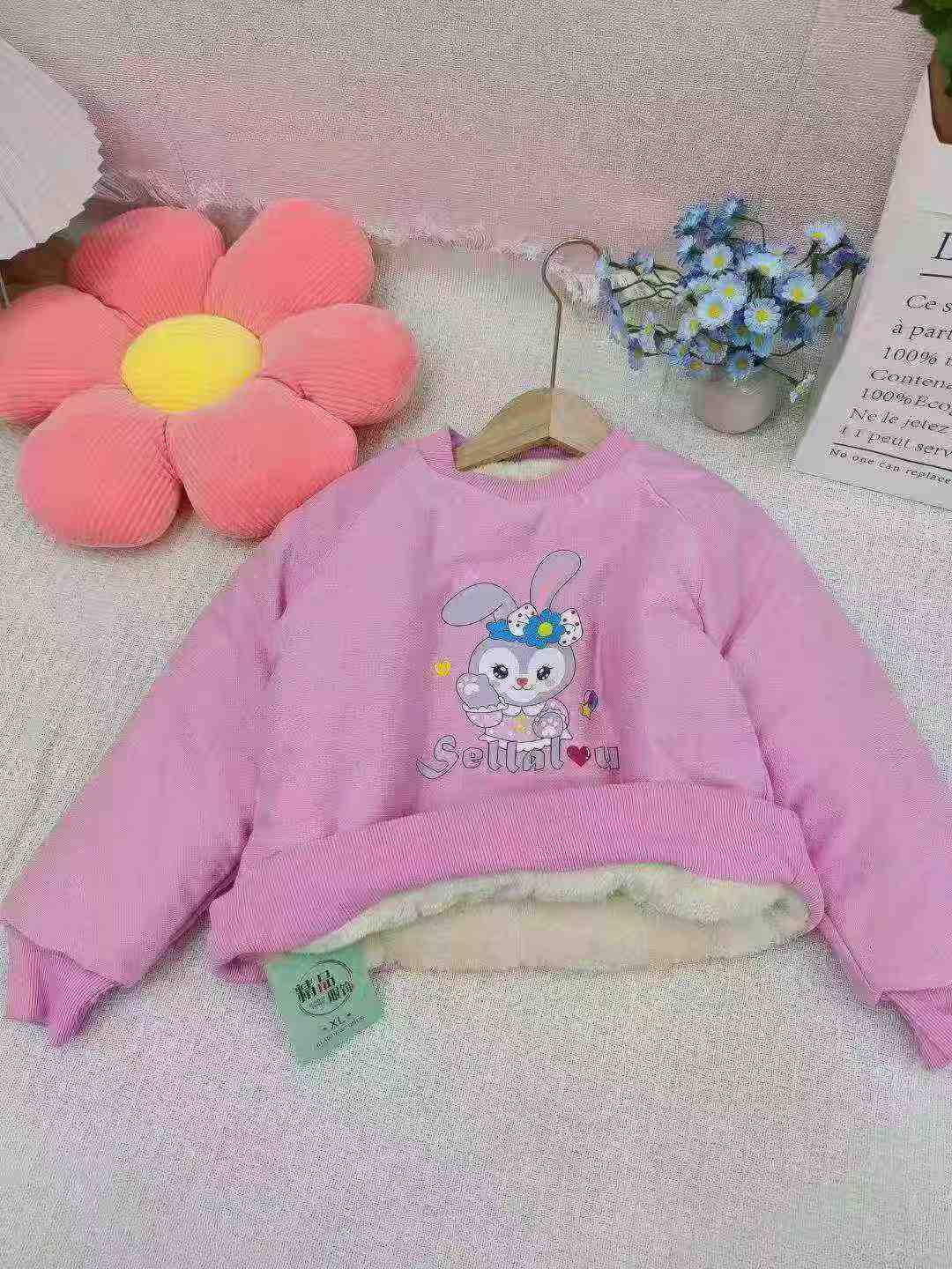 700 Pieces Left Kids Thickened Fleece Sweatshirts Full Clearance - Image 5
