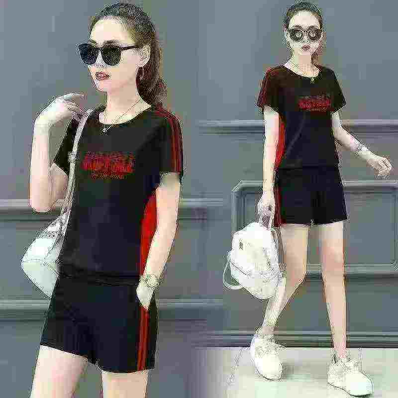 Plus Size Women's Summer Casual Sportswear 2-Piece Set, About 730 Sets - Image 3