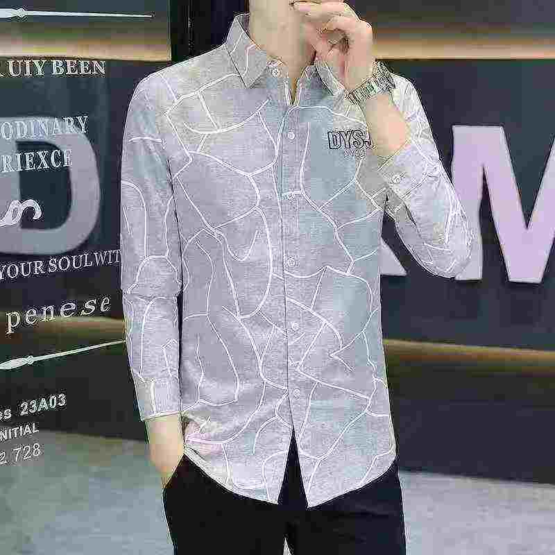 Men's Long Sleeve Slim Fit Shirts Stock Wholesale About 3500 Pieces - Image 3