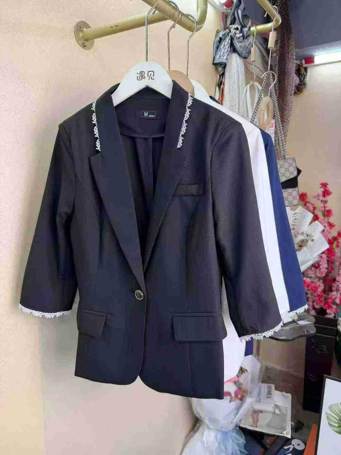 High Quality Women's Mid Sleeve Blazer, 520 Pieces, 3 Colors, S-4XL, Individual Packaging - Image 6