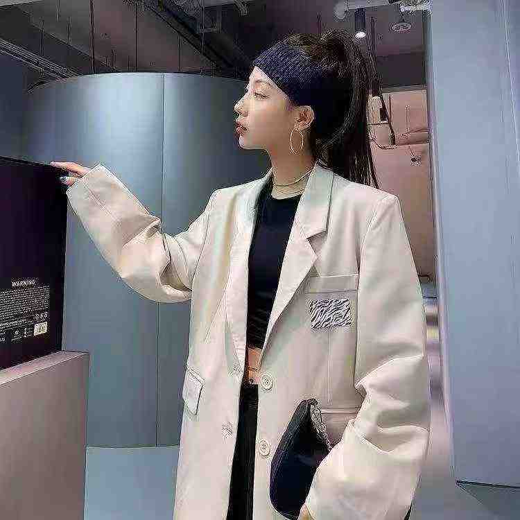 Korean Loose British Style Blazer Top, 3 Colors, S-XL, 743 Pieces - Image 9