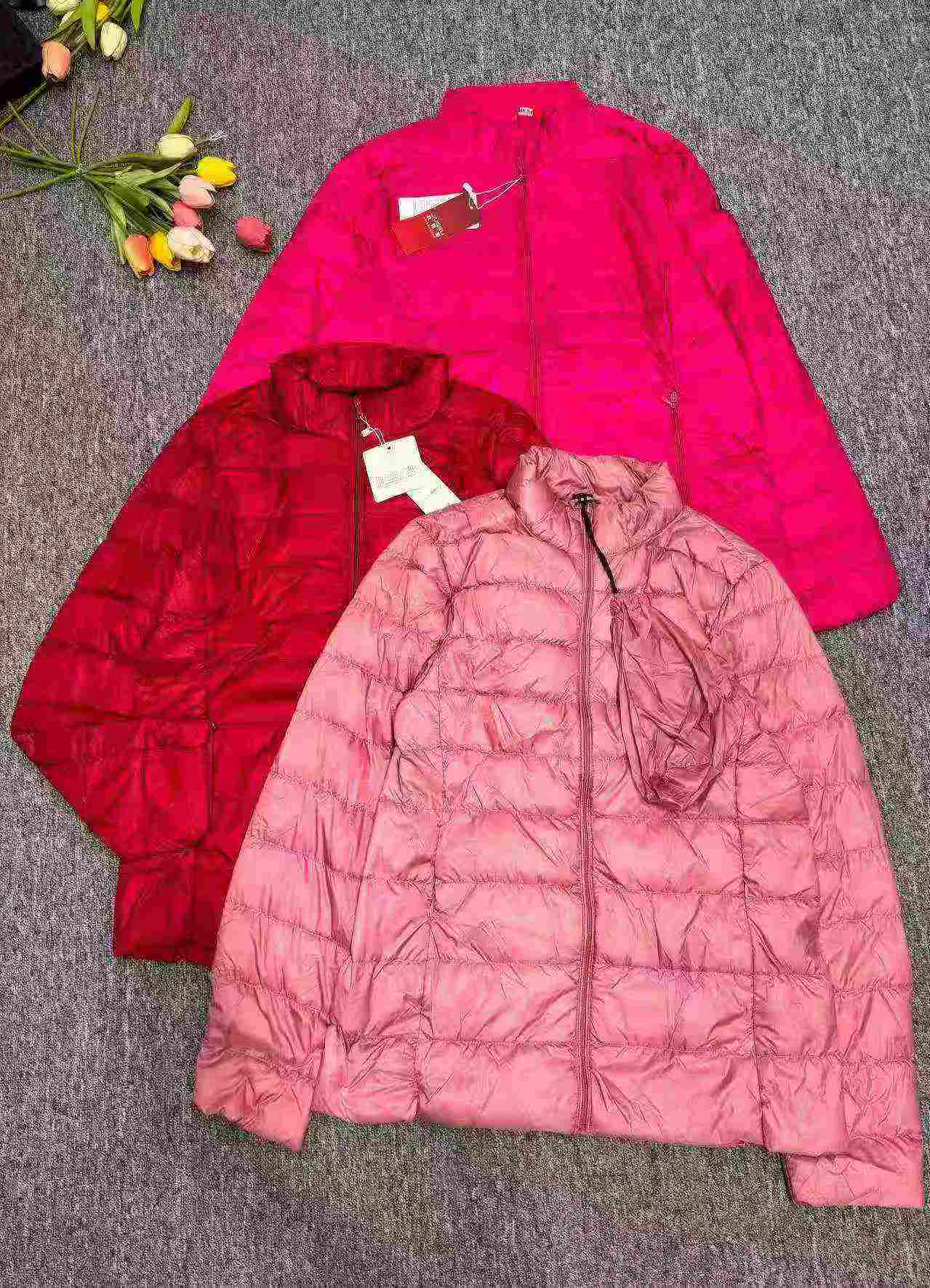 2492 Pcs Clearance High Quality Women's 90 Down Lightweight Stand Collar Down Jackets - Image 6
