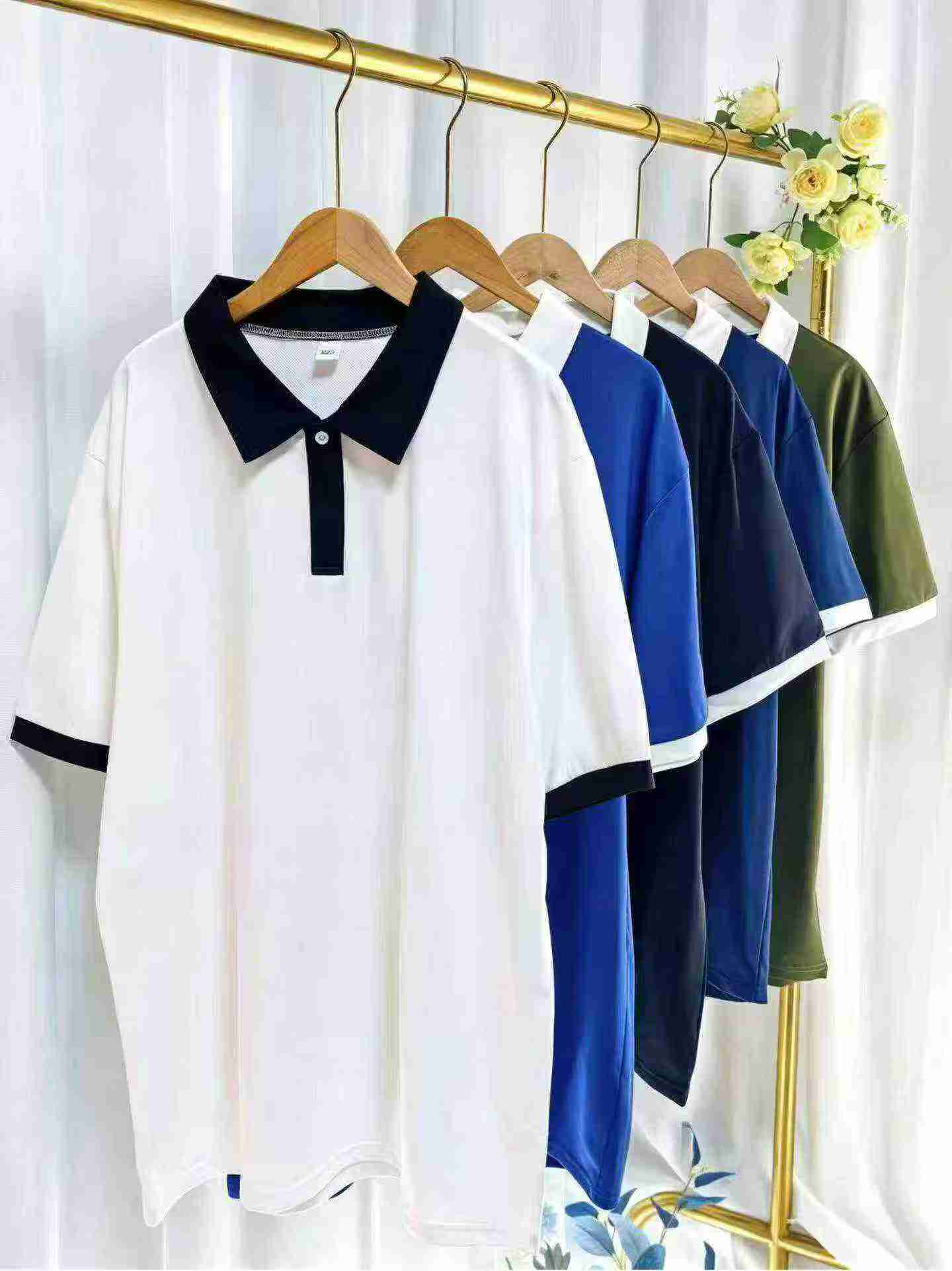 Men's Short Sleeve Polo Shirts, About 1175 Pieces Stock Clearance - Image 4