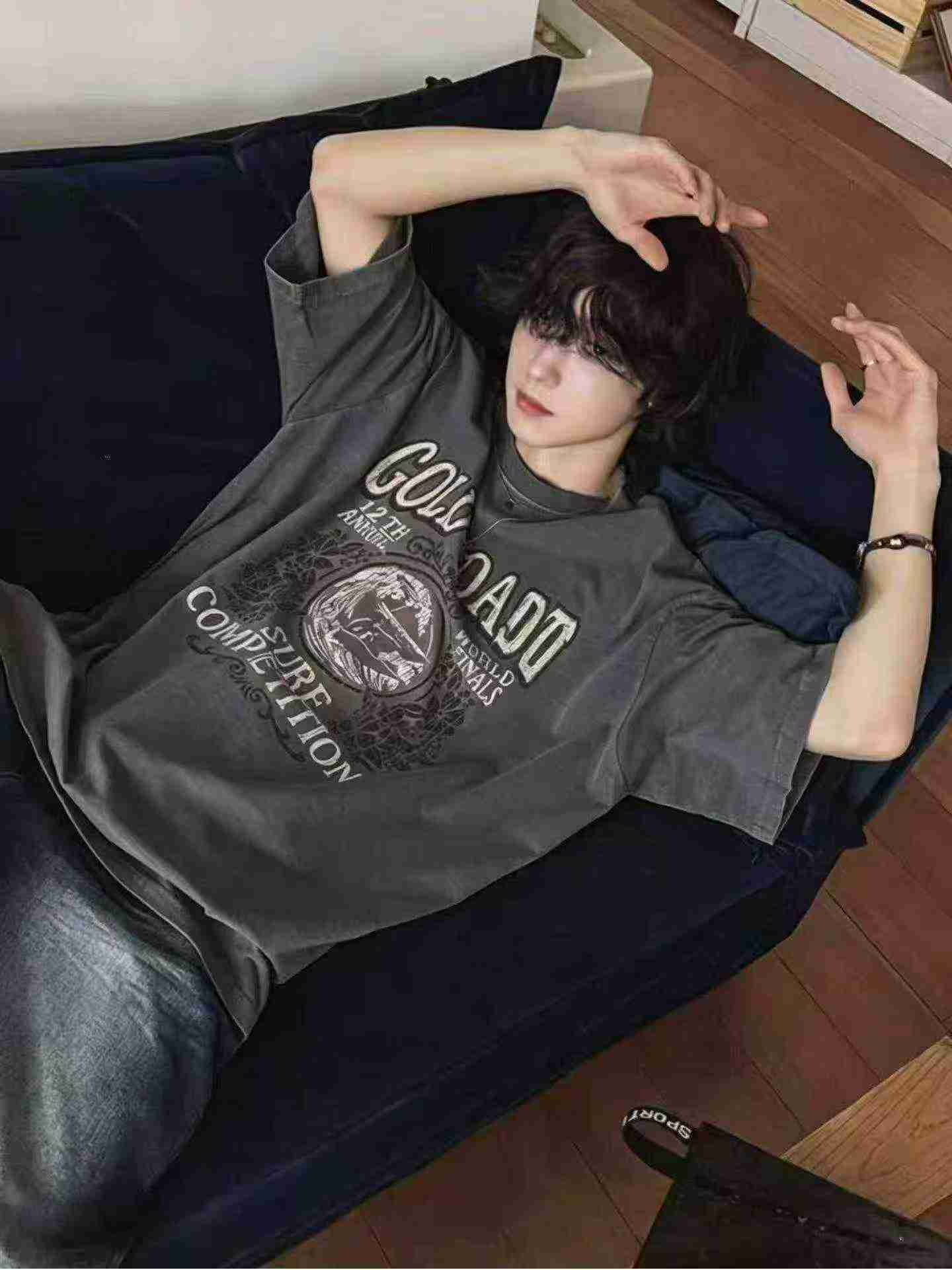 Approx 1200 Pcs Tie Dye Oversized Unisex Cotton T-shirts - Image 4