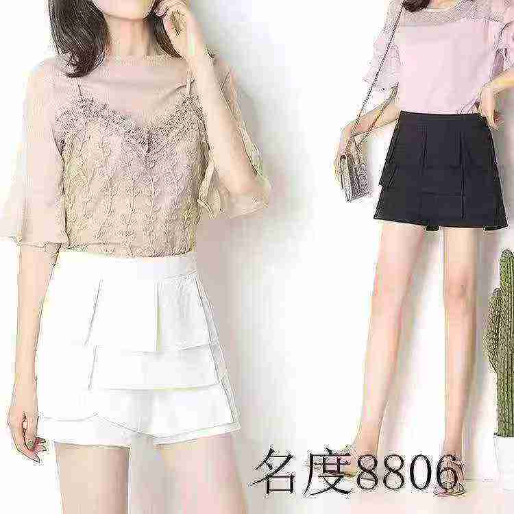 Pleated Chiffon Culottes 775 Pieces Clearance - Image 3