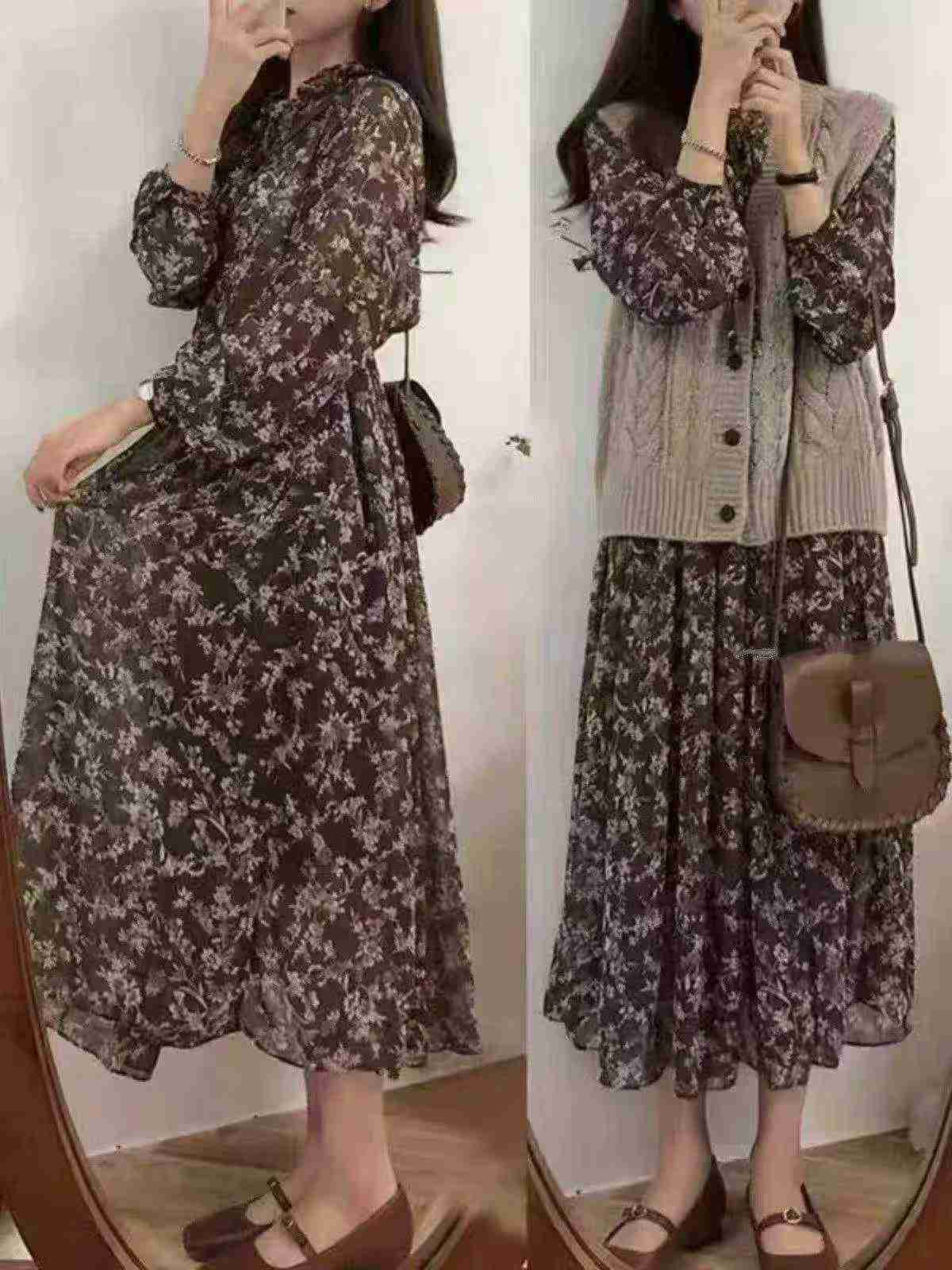 73 Pcs Women's Dress Knit Cardigan Vest Two-piece Sets - Image 7