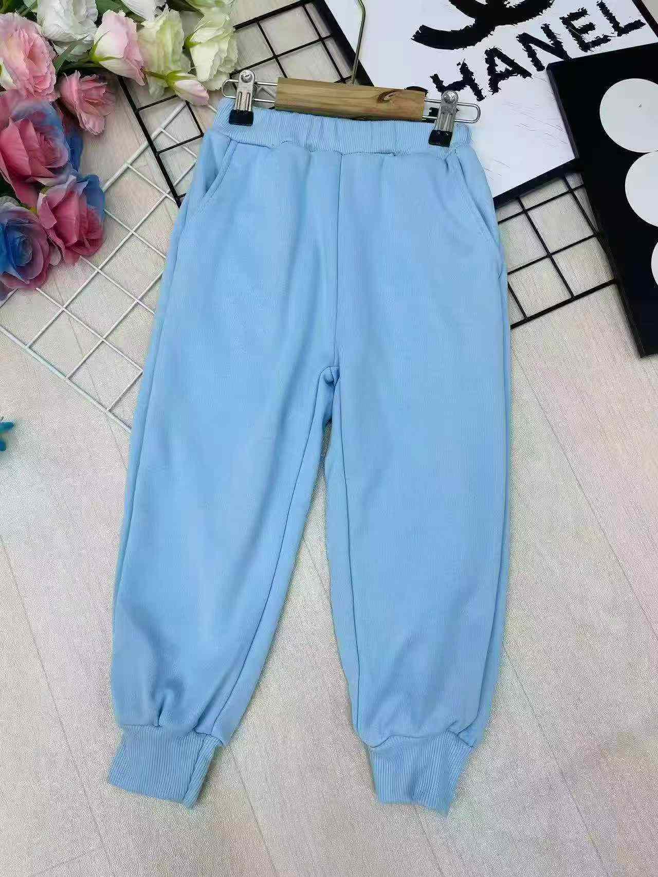 2115 Buah Celana Sweatpants Anak Berlapis Fleece Penghabisan Stok - Image 4