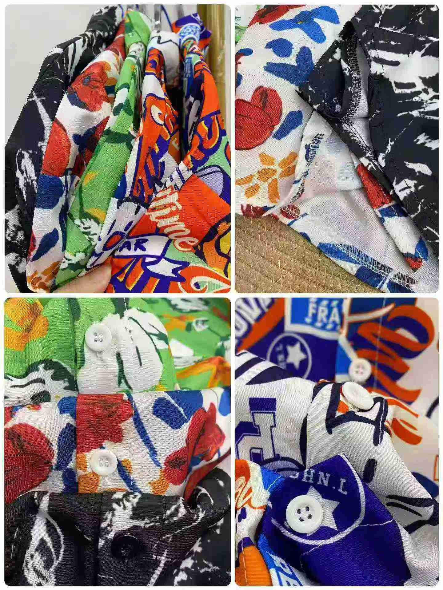 460 Peças de Camisas de Manga Curta com Estampa Havaiana - Image 7