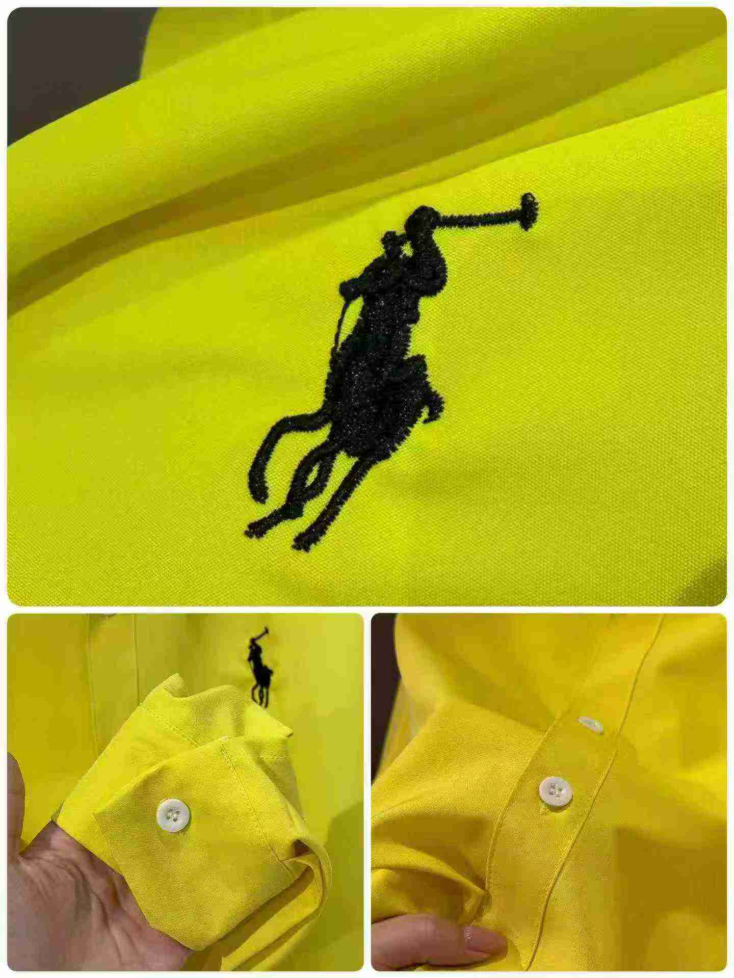 Korean Style Casual Embroidered Yellow Shirt Jacket 391 Pieces - Image 8