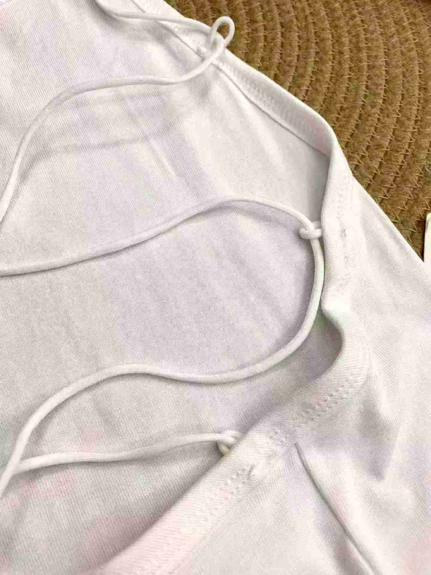 125 Keping Baju Atas Cami Halter Tanpa Belakang Gaya Amerika - Image 7