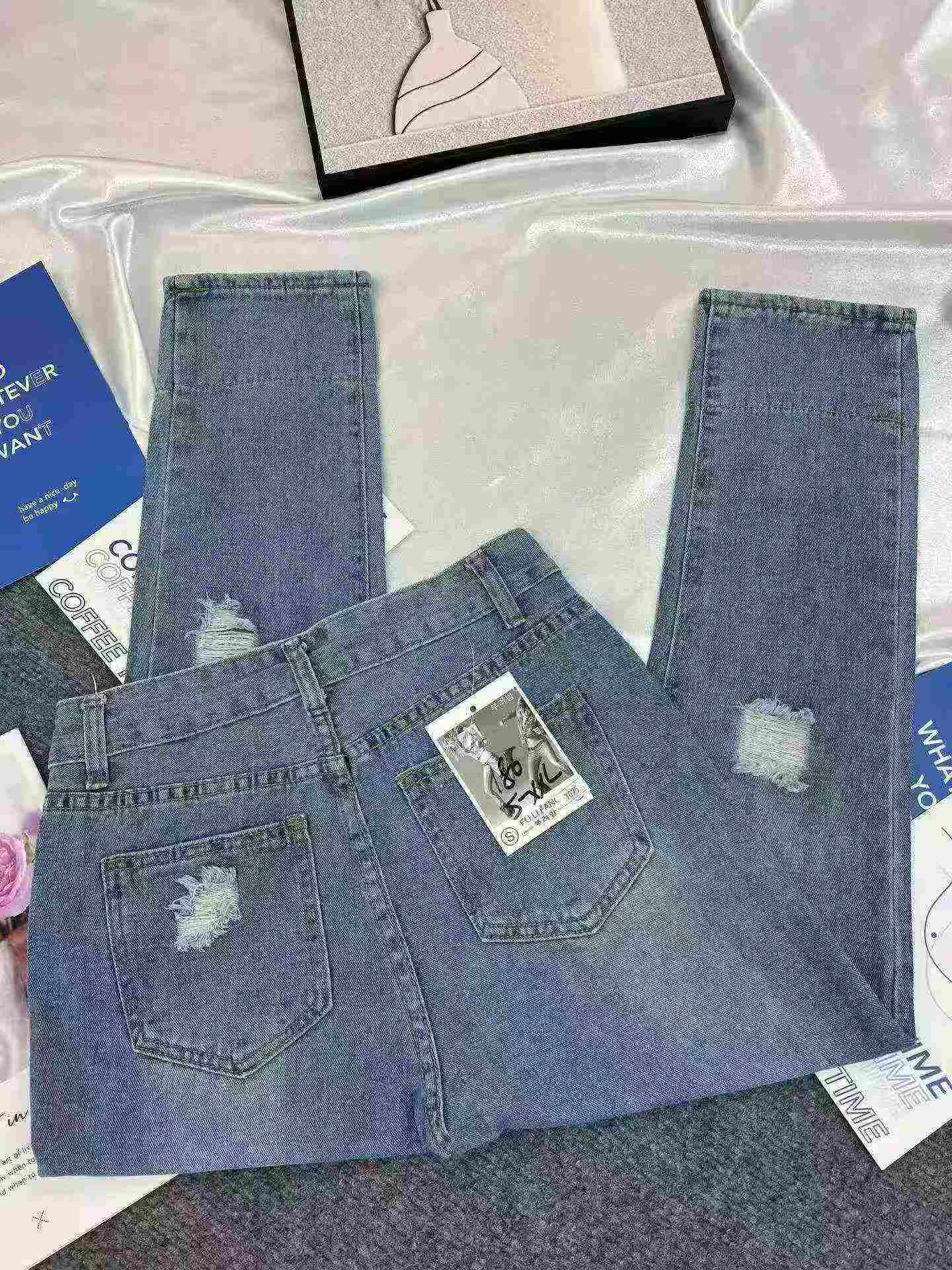 Women's High Waist Ripped Loose Harem Jeans 187 Pieces Sizes S-XXL - Image 7
